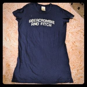 Navy Blue A & F shirt